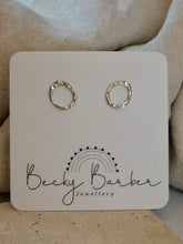 Load image into Gallery viewer, Molten Statement Sterling Silver Studs
