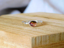 Load image into Gallery viewer, Made to Order Watermelon Tourmaline Sterling Silver Stacking Ring

