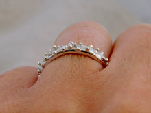 Load image into Gallery viewer, Organic Mini Dots Sterling Silver Ring
