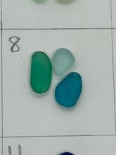 Load image into Gallery viewer, Made To Order Triple Sea Glass Sterling Silver Cuff Ring
