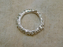Load image into Gallery viewer, Chunky Sea Foam Sterling Silver Ring
