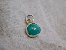 Load image into Gallery viewer, Emerald Sterling Silver Charm
