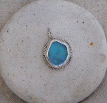 Load image into Gallery viewer, Sky Blue Sea Glass Sterling Silver Charm
