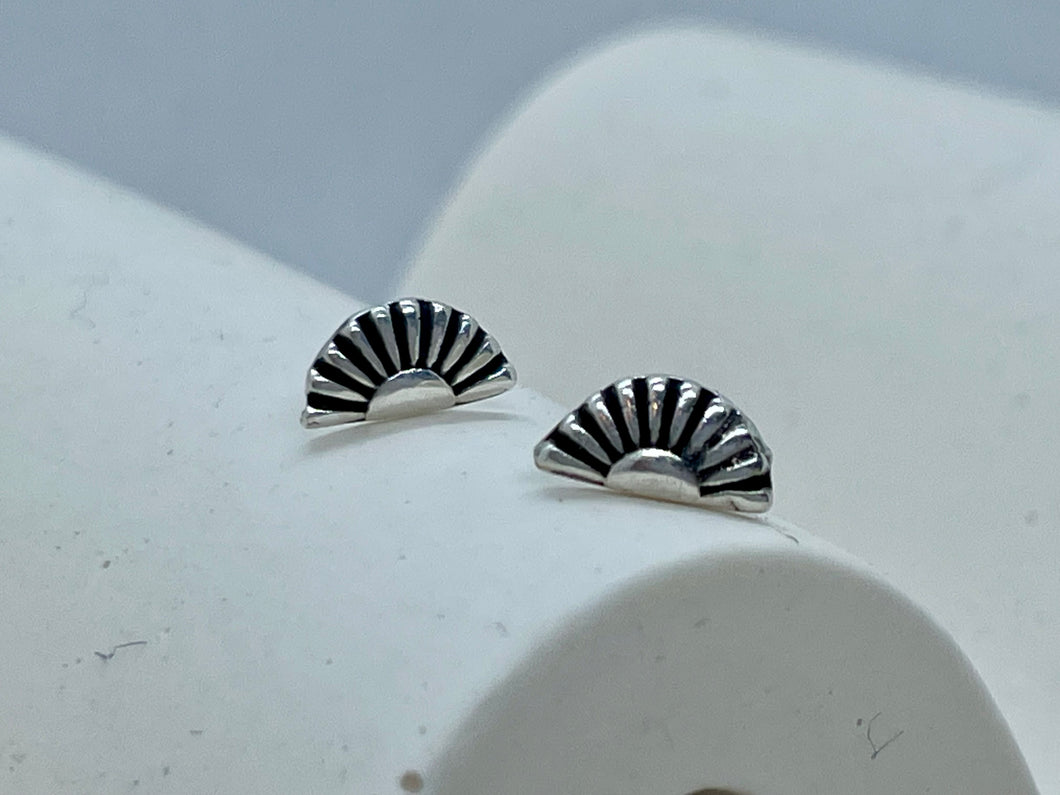 Sunrise Sterling Silver Stud