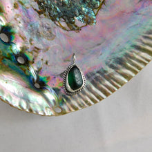 Load image into Gallery viewer, Teal Sea Glass Sterling Silver Pendant
