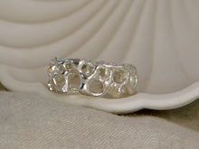 Load image into Gallery viewer, Sculptural Sea Sponge Sterling Silver Ring
