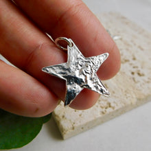 Load image into Gallery viewer, Abstract Star Sterling Silver Pendant
