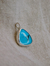 Load image into Gallery viewer, Turquoise Sterling Silver Charm

