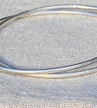 Load image into Gallery viewer, Made to Order Sterling Silver Bangle Duo
