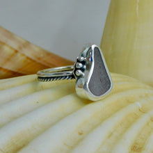 Load image into Gallery viewer, Super Rare Lilac Sea Glass Sterling Silver Ring
