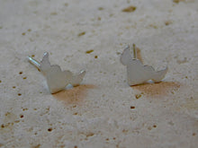 Load image into Gallery viewer, Winged Heart Sterling Silver Studs
