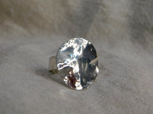 Load image into Gallery viewer, Made to Order Organic Disc Sterling Silver Ring
