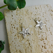 Load image into Gallery viewer, Abstract Star Sterling Silver Pendant
