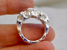 Load image into Gallery viewer, Sculptural Sea Sponge Sterling Silver Ring
