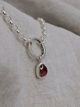 Load image into Gallery viewer, Watermelon Tourmaline Sterling Silver Charm
