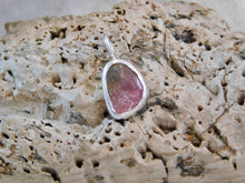 Load image into Gallery viewer, Watermelon Tourmaline Sterling Silver Charm

