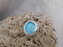 Load image into Gallery viewer, Sky Blue Sea Glass Sterling Silver Charm

