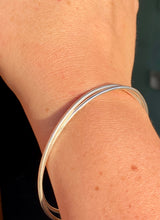 Load image into Gallery viewer, Made to Order Sterling Silver Bangle Duo
