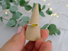 Load image into Gallery viewer, Made to Order Sea Glass Sterling Silver Stacking Ring
