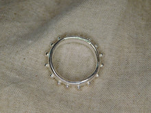 Load image into Gallery viewer, Chunky Dotty Sterling Silver Ring

