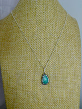 Load image into Gallery viewer, Emerald Rope Trim Sterling Silver Pendant

