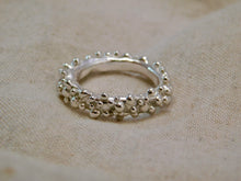 Load image into Gallery viewer, Chunky Sea Foam Sterling Silver Ring
