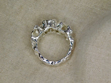 Load image into Gallery viewer, Sculptural Sea Sponge Sterling Silver Ring
