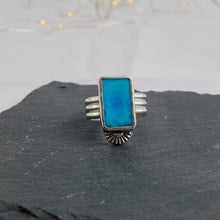 Load image into Gallery viewer, American Turquoise Sunshine Sterling Silver Ring
