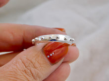 Load image into Gallery viewer, Chunky Dotty Sterling Silver Ring
