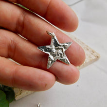 Load image into Gallery viewer, Abstract Star Sterling Silver Pendant
