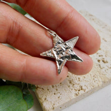 Load image into Gallery viewer, Abstract Star Sterling Silver Pendant
