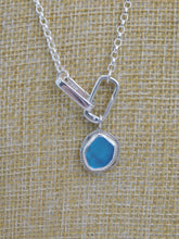 Load image into Gallery viewer, Sky Blue Sea Glass Sterling Silver Charm
