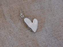 Load image into Gallery viewer, Organic Shaped Heart Sterling Silver Charm
