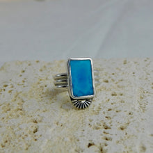 Load image into Gallery viewer, American Turquoise Sunshine Sterling Silver Ring
