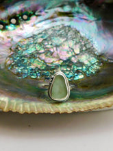 Load image into Gallery viewer, Aqua Sea Glass Sterling Silver Ring

