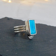 Load image into Gallery viewer, American Turquoise Sunshine Sterling Silver Ring
