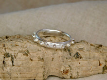 Load image into Gallery viewer, Chunky Dotty Sterling Silver Ring
