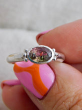 Load image into Gallery viewer, Watermelon Tourmaline Sterling Silver Ring
