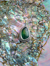 Load image into Gallery viewer, Teal Sea Glass Sterling Silver Pendant
