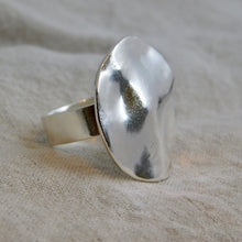 Load image into Gallery viewer, Made to Order Organic Disc Sterling Silver Ring
