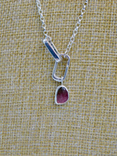 Load image into Gallery viewer, Watermelon Tourmaline Sterling Silver Charm
