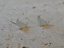 Load image into Gallery viewer, Winged Heart Sterling Silver Studs
