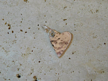 Load image into Gallery viewer, Hammered Heart Sterling Silver Charm
