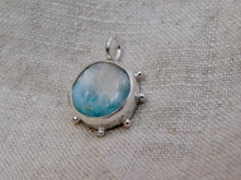 Load image into Gallery viewer, Larimar Sterling Silver Charm
