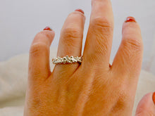 Load image into Gallery viewer, Chunky Sea Foam Sterling Silver Ring
