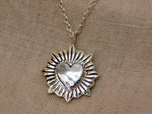Load image into Gallery viewer, Statement Heart Sterling Silver Pendant
