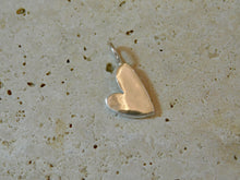 Load image into Gallery viewer, Organic Shaped Heart Sterling Silver Charm
