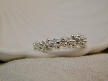 Load image into Gallery viewer, Chunky Sea Foam Sterling Silver Ring
