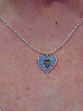 Load image into Gallery viewer, Gold filled Heart Sterling Silver Pendant
