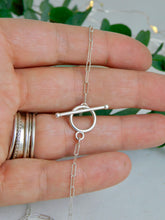 Load image into Gallery viewer, T bar Sterling Silver Necklace
